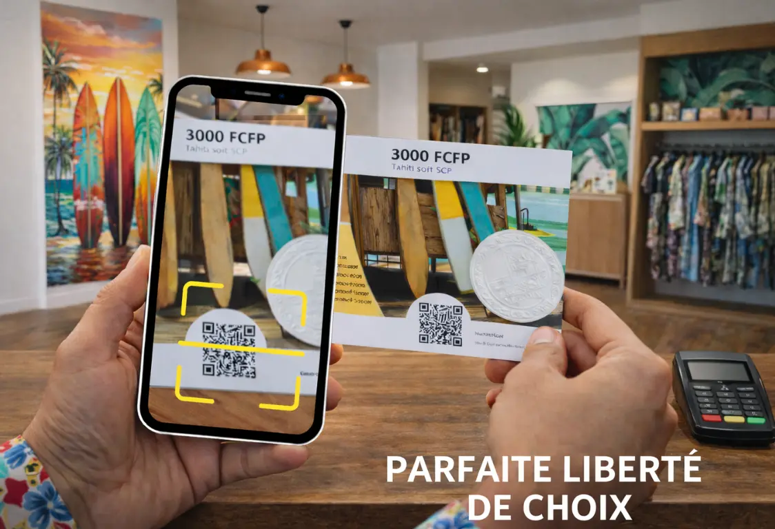 chèque scanné en magasin