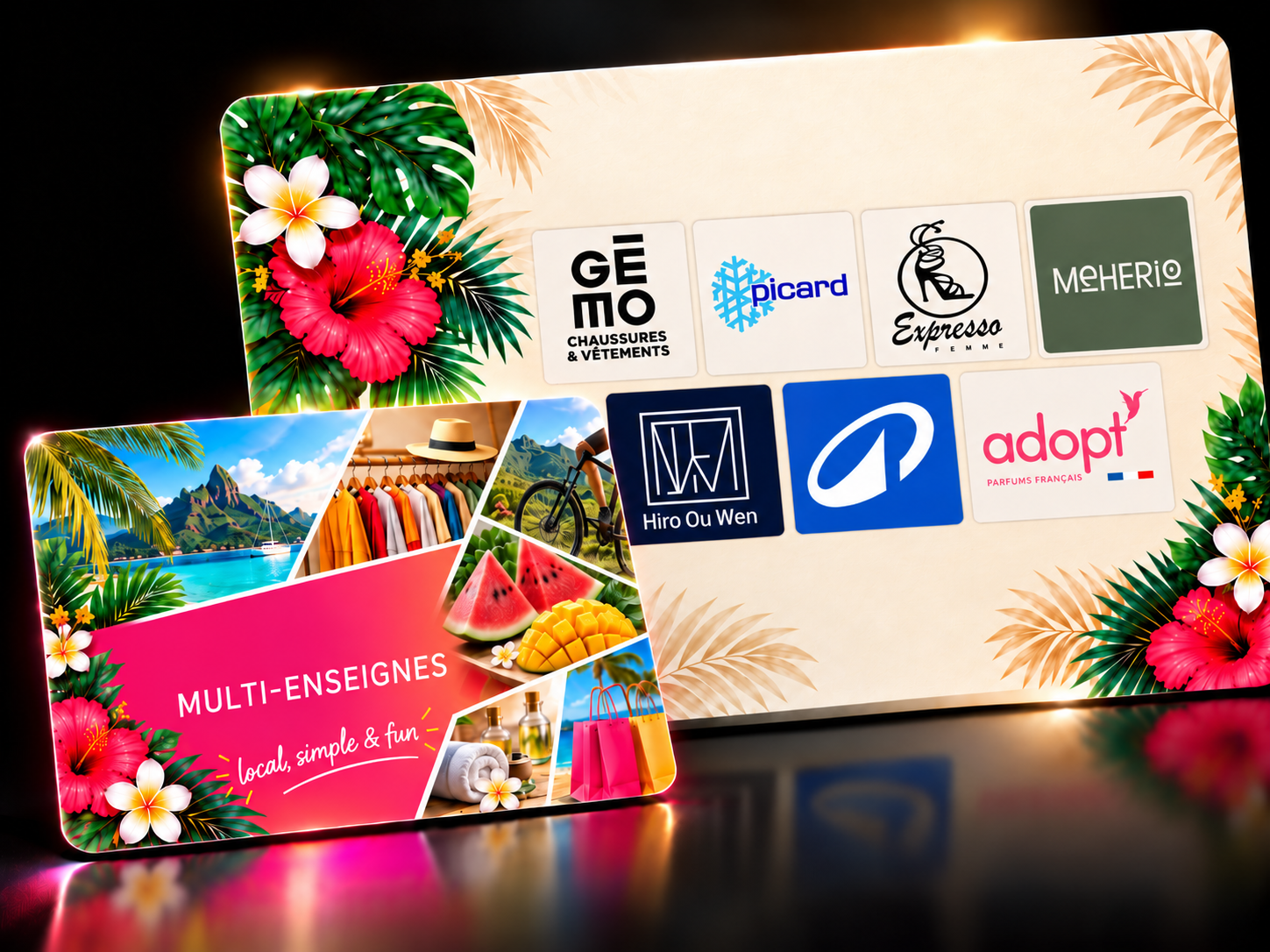 chèques et cartes-cadeaux à Tahiti